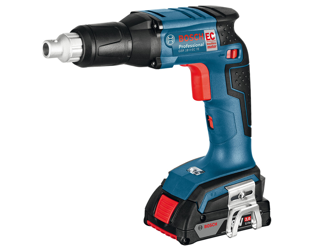 Bosch GSR 18 V-EC TE 06019C8002 Professional aku šroubovák na sádrokarton 18V 2x 2,0Ah