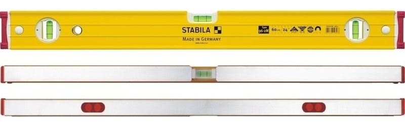 Stabila 15852 96-2M 40cm magnetická frézovaná vodní vodováha extrémně odolná