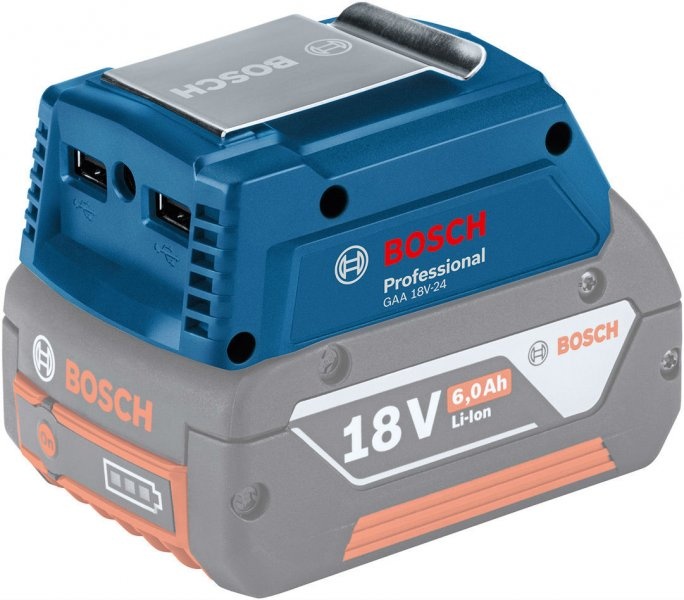Bosch GAA 18V-24 1600A00J61 Professional Adaptér akumulátoru USB