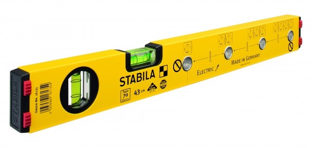 Stabila 16135  70 electric 43cm Vodováha pro elektrikáře