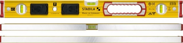 Stabila 17393 196-2 LED 120cm vodní vodováha s osvětlením libell