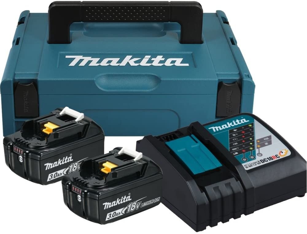 Makita 197952-5 sada 2xBL1830B + nabíječka DC18RC + systainer