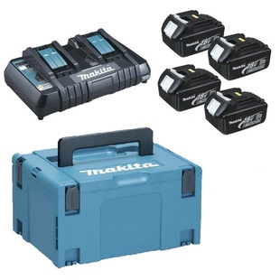 Makita 197970-3 sada 4xBL1830B +dvojnabíječka DC18RD + systainer