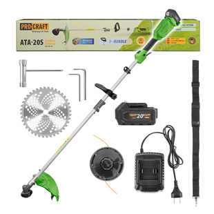 Procraft ATA-20S  Aku křovinořez 20V 4,0Ah