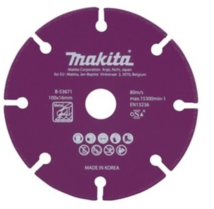Makita diamantový kotouč na kov 180x1.6x22,2mm B-53702