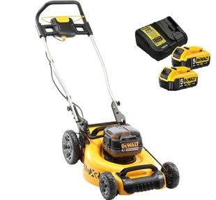 DeWalt DCMW564P2 Aku sekačka na trávu 2x aku 18V 5,0Ah XR 48 cm