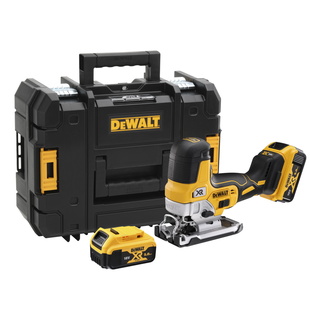 DeWalt DCS335P2 18V BEZUHLÍKOVÁ přímočará pila 2x Li-ion 5,0Ah