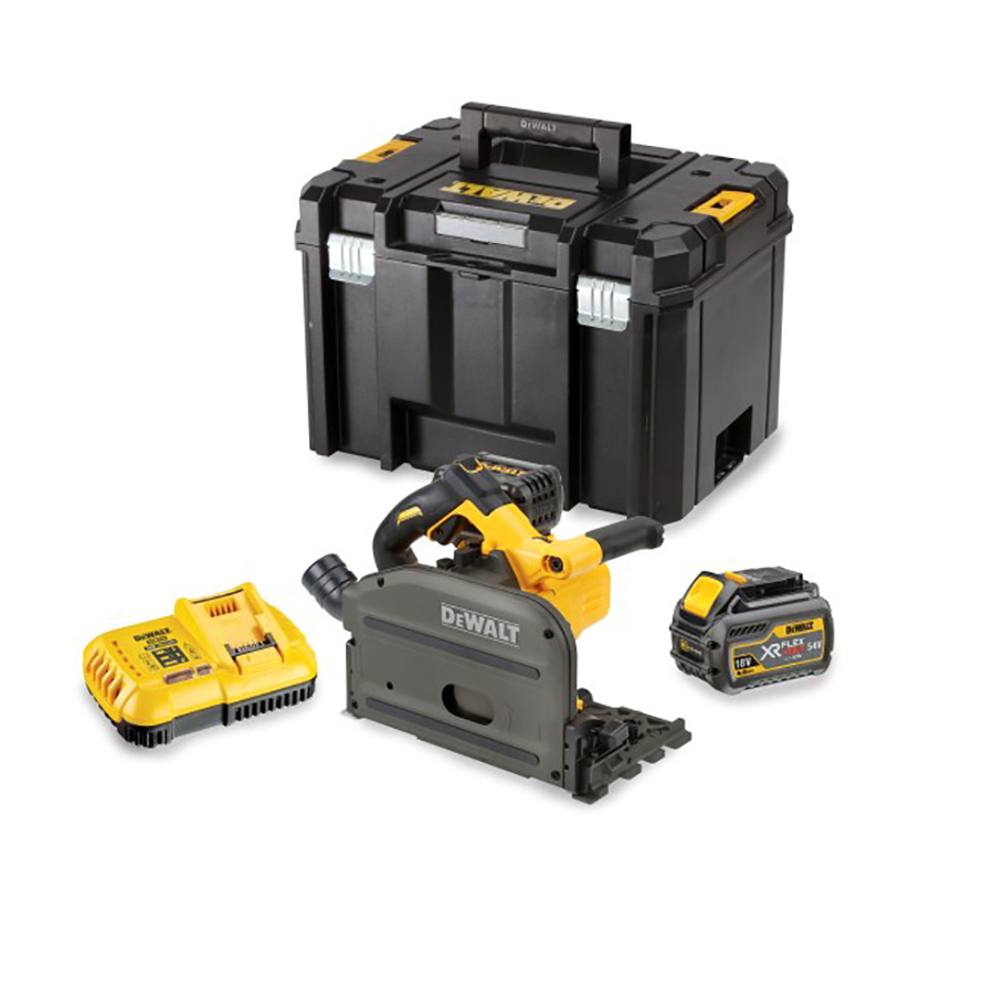 DeWalt DCS520T2  FLEXVOLT ponorná pila FLEXVOLT ponorná pila 2 x aku 54V 6,0Ah