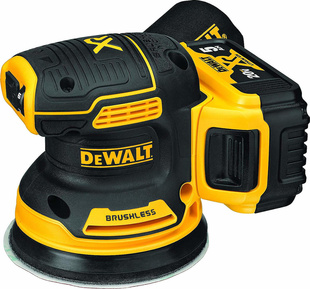 DeWalt DCW210P2 18V aku bezuhlíková excentrická bruska 125mm 2x 5,0Ah