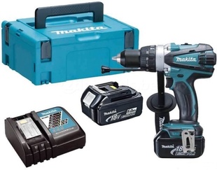 Makita DHP458RTJ Aku příklepový šroubovák Li-ion 18V 5,0Ah systainer