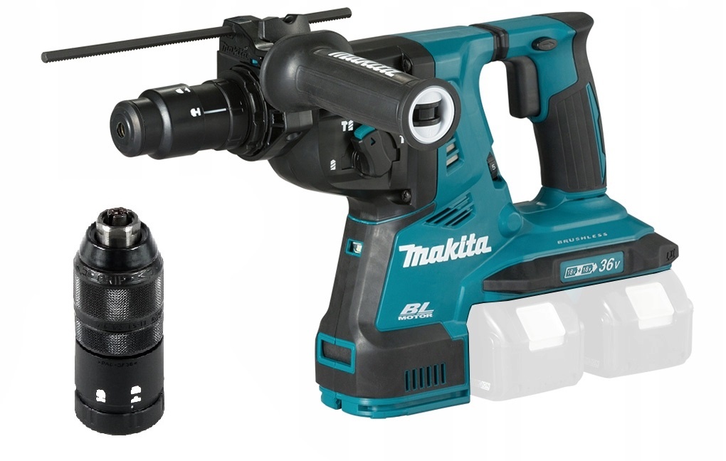 Makita DHR281Z Aku kladivo s výměnným sklíčidlem Li-ion 2X18V bez aku