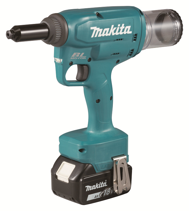 Makita DRV150RFJ Aku nýtovačka Li-ion 18V/3,0 Ah, systainer