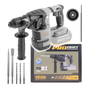 Procraft HD30Abb Aku vrtací kladivo 20V 3,2J bez aku