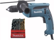 Makita HP1641K1X Příklepová vrtačka s kufrem,rychlosklíčidlo 1,5-13mm,680W