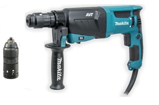 Makita HR2631FT Kombinované kladivo s AVT a výměnným sklíčidlem 2,4J,800W