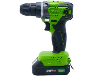 Procraft PA20BL 1B Aku vrtací šroubovák 1x 20V 2,0Ah