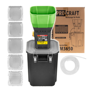 Procraft PCM3650 Elektrický šrotovník na obilí 1000W 330kg/h