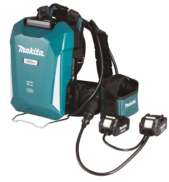 Makita PDC1200A01 zdroj externí zádový Li-ion 36V/33,5Ah PDC1200 pro LXT/XGT a adaptérem 2x18V