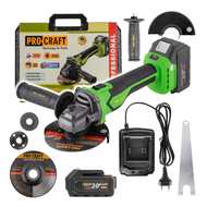 Procraft PGA22 aku úhlová bruska 20V 4,0Ah 125mm