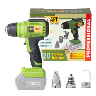 Procraft PH20bb aku horkovzdušná pistole 20V 550 °C bez aku