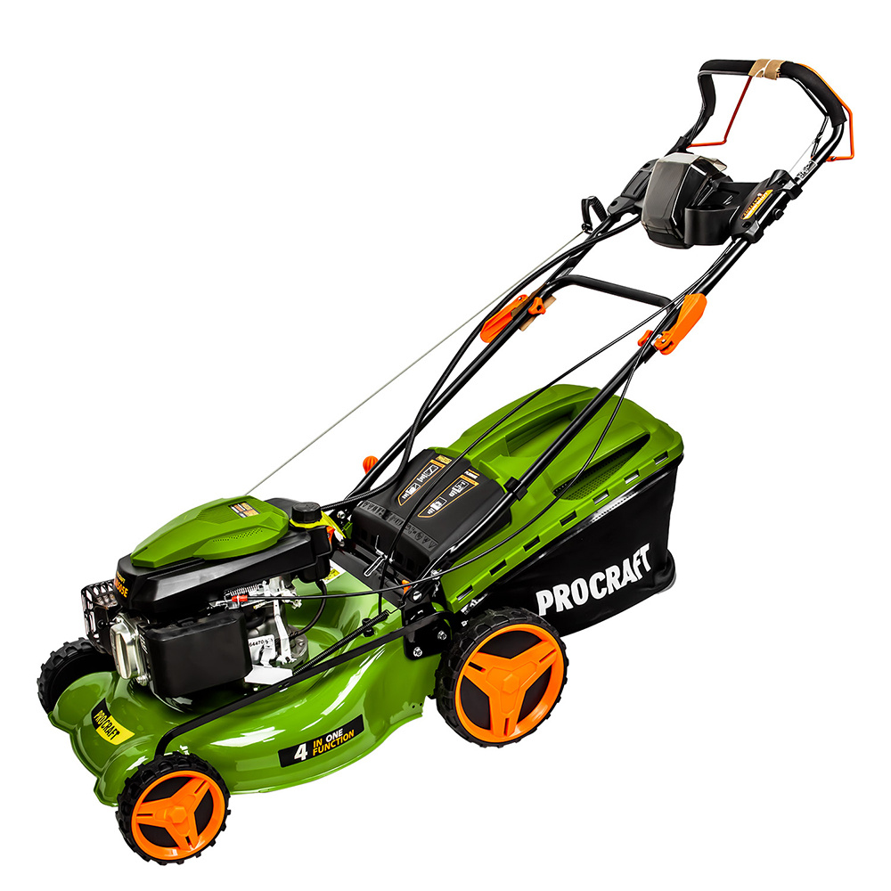 Procraft PLM505E Multifunkční travní sekačka 4v1 s pojezdem a elektrostartem 3,3kW 51cm