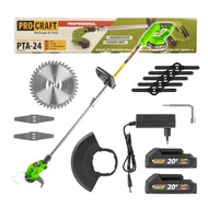 Procraft PTA24 aku vyžínač 20V 2x 2,0Ah 