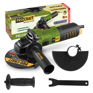 Procraft PW2200 Bezuhlíková úhlová bruska 1100W 125mm regulace otáček