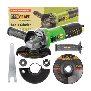 Procraft PW2450 úhlová bruska 1300W 125mm regulace otáček