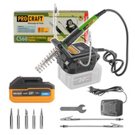 Procraft SCS60 aku pájecí stanice 1x 20V 4,0 Ah