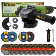 Procraft SPW1050 Úhlová bruska 750W 125mm + kotouče