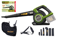 Procraft VB20 aku fukar/vysavač listí 20V bez aku a nabíječky