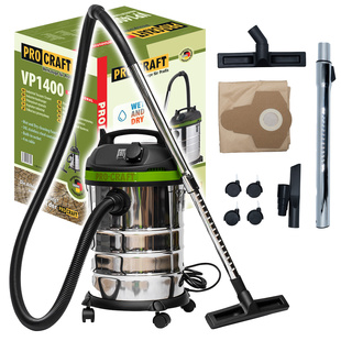 Procraft VP1400 průmyslový vysavač 1400W 30l